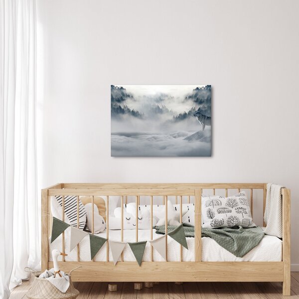 Tablou cu lupi (70x50 cm)