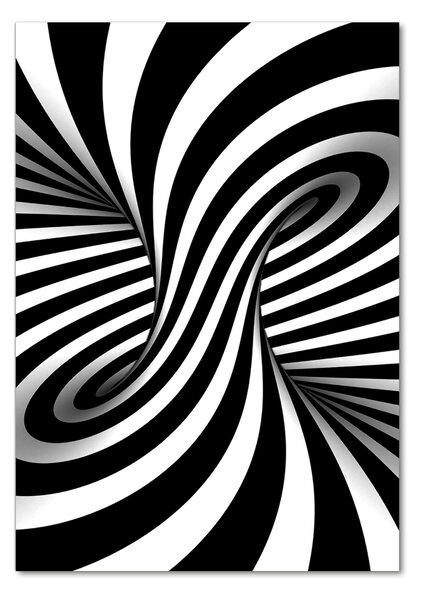 Tablou pe pe sticlă vârtej abstract