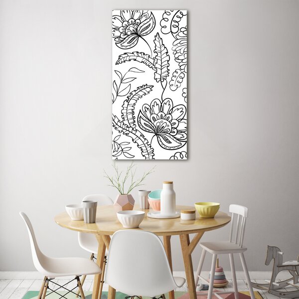 Tablou sticlă zentangle fundal