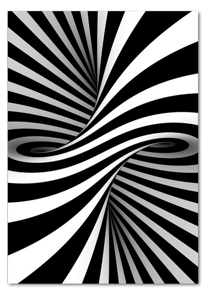 Tablou pe pe sticlă vârtej abstract