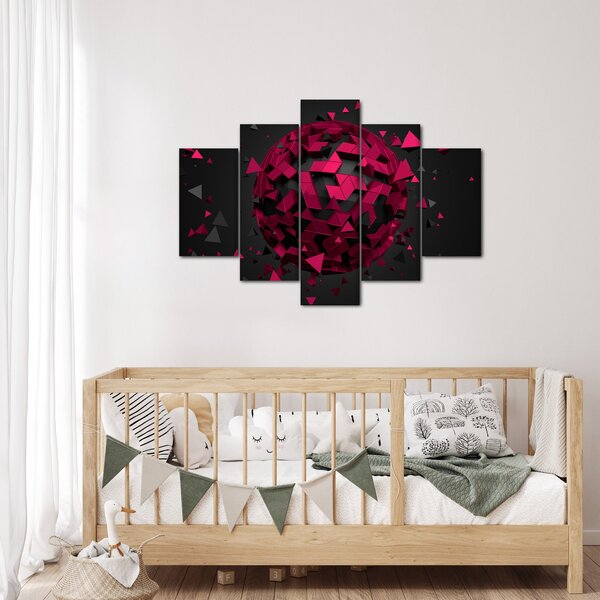 Tablou cu abstracție 3D (150x105 cm)