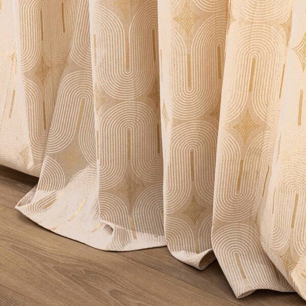Draperie bej 140x280 cm Ondine – douceur d'intérieur
