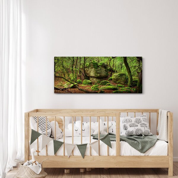 Tablou cu pădurea fermecată (120x50 cm)