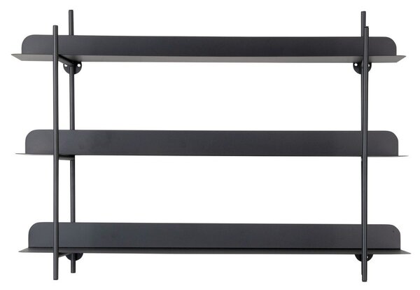 Raft negru etajat din metal 60 cm Riqueza Tres – PT LIVING