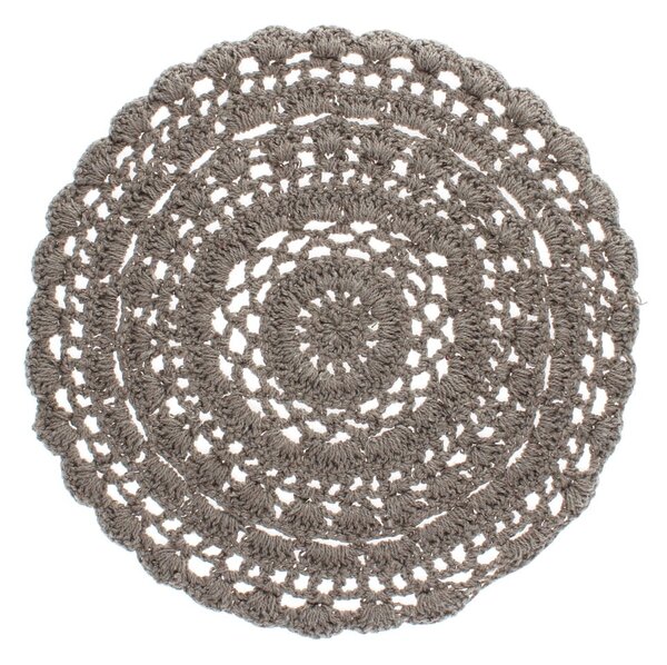Suport pentru farfurii din amestec de bumbac ø 35 cm Crochet – Rex London