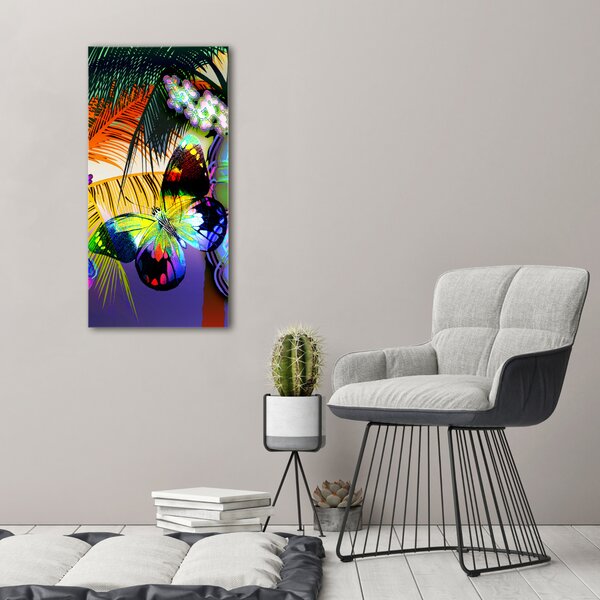 Imprimare tablou canvas flori colorate