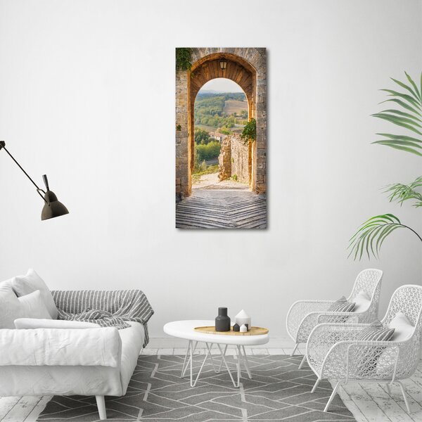 Fotografie imprimată pe sticlă Toscana