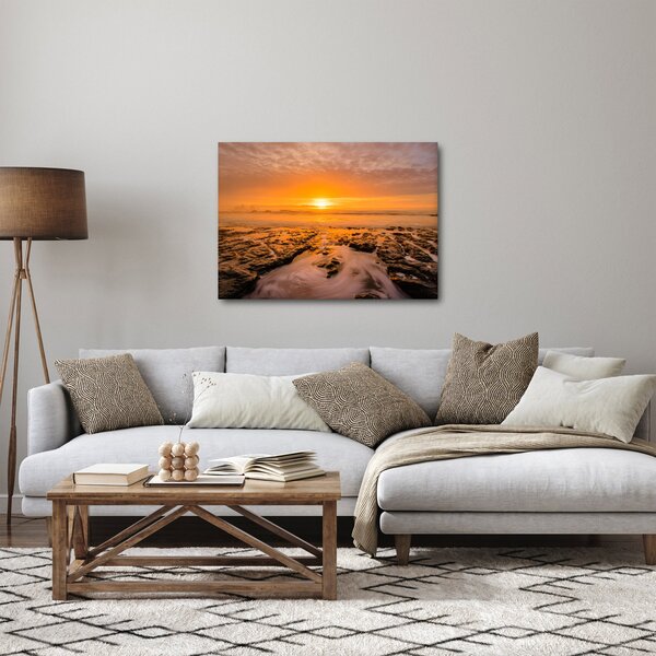 Tablou cu apus de soare (70x50 cm)