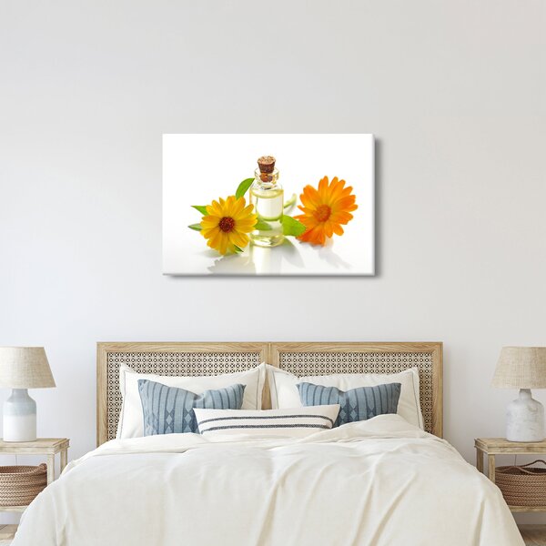 Tablou cu ulei de flori (90x60 cm)