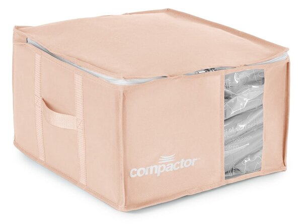 Cutie de depozitare pentru haine din plastic cu vacuum 42x40x25 cm Pink Edition – Compactor