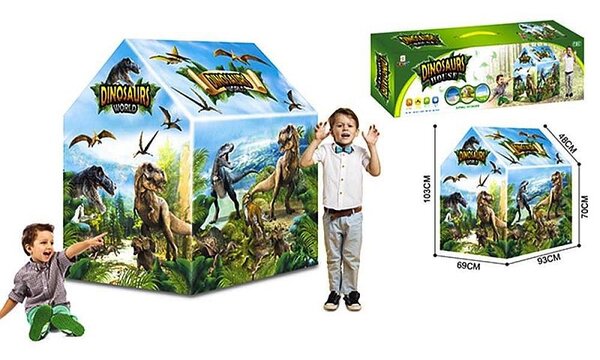 Cort de joaca Dinosaurs house, 93x69x103 cm, interior/exterior