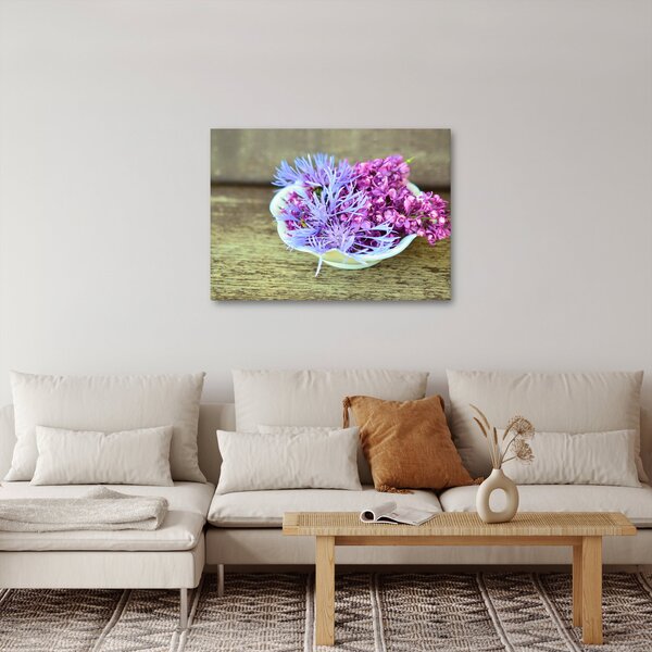 Tablou cu decorațiune din lavanda (70x50 cm)