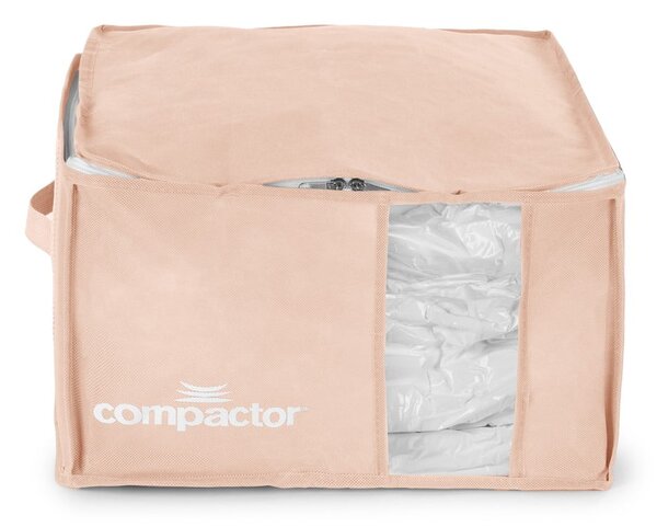Cutie de depozitare pentru haine din plastic cu vacuum 42x40x25 cm Pink Edition – Compactor