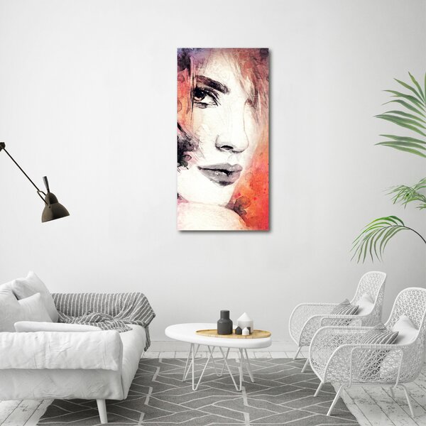 Fotografie imprimată pe sticlă Abstracție femeie