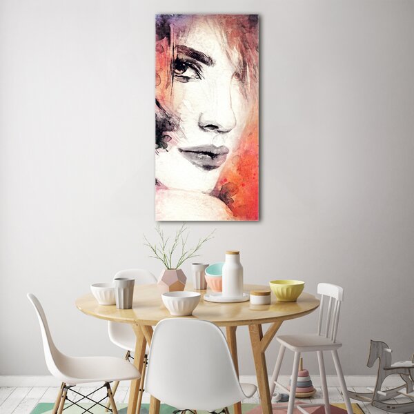 Fotografie imprimată pe sticlă Abstracție femeie