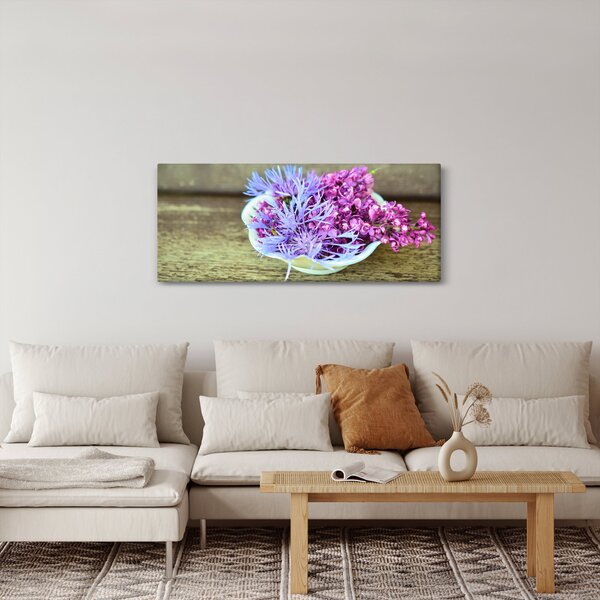Tablou cu decorațiune din lavanda (120x50 cm)