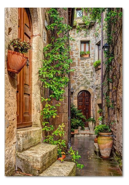 Tablou Printat Pe Sticlă străzile italiene