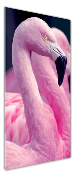 Imagine de sticlă Flamingos