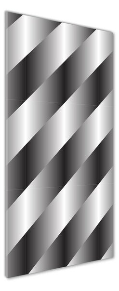 Tablou sticlă benzi de abstractizare