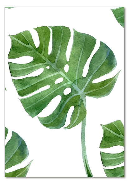 Tablou din Sticlă Monstera
