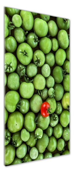 Tablou pe pe sticlă tomate roșu