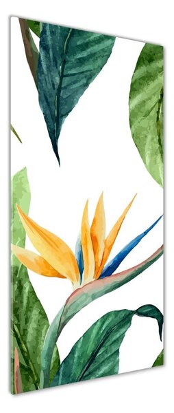 Tablou Printat Pe Sticlă Strelitzia reginae