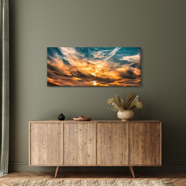 Tablou cu nori (120x50 cm)
