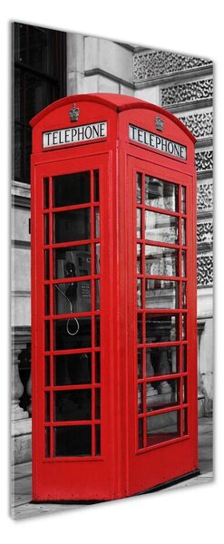 Tablou pe pe sticlă cabina telefonica