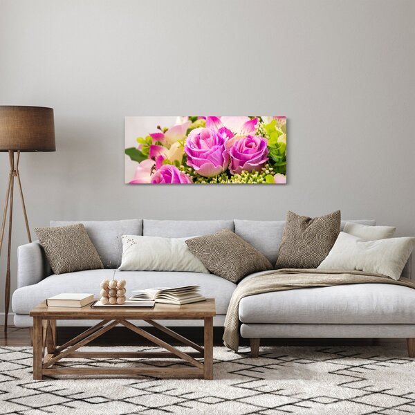 Tablou cu trandafiri (120x50 cm)