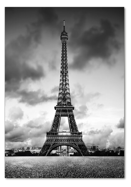 Fotografie imprimată pe sticlă Turnul Eiffel din Paris