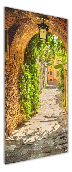 Tablou sticlă străzile italiene