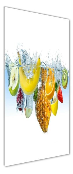 Fotografie imprimată pe sticlă Fructele sub apa