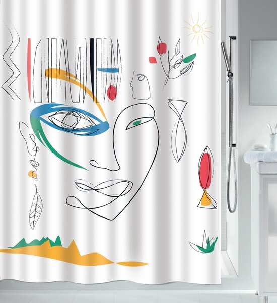 Perdea de duș 180x200 cm Faces – Spirella