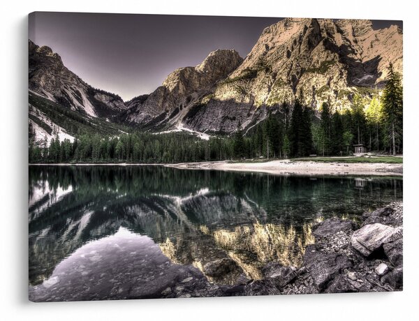 Tablou cu lac montan (70x50 cm)
