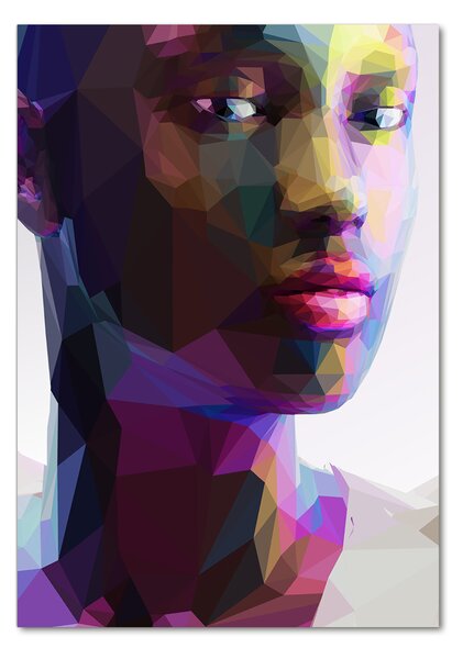 Tablou sticlă Abstracție femeie