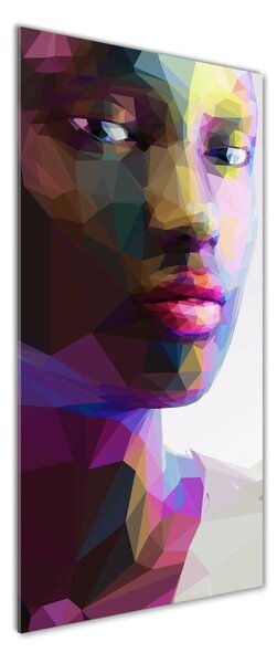 Tablou sticlă Abstracție femeie