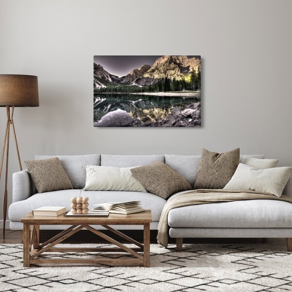Tablou cu lac montan (90x60 cm)