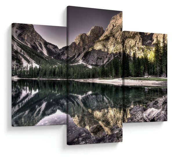 Tablou cu lac montan (90x60 cm)
