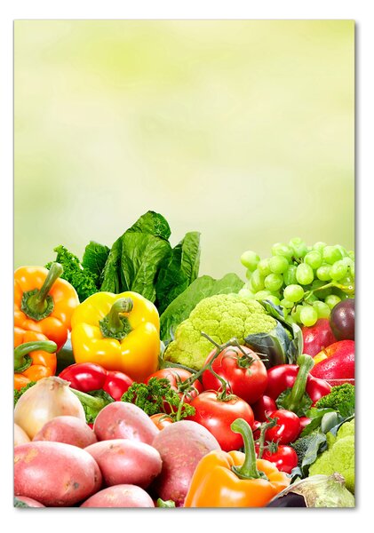 Tablou din Sticlă Legume si fructe