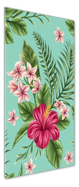 Imagine de sticlă flori Hawaii