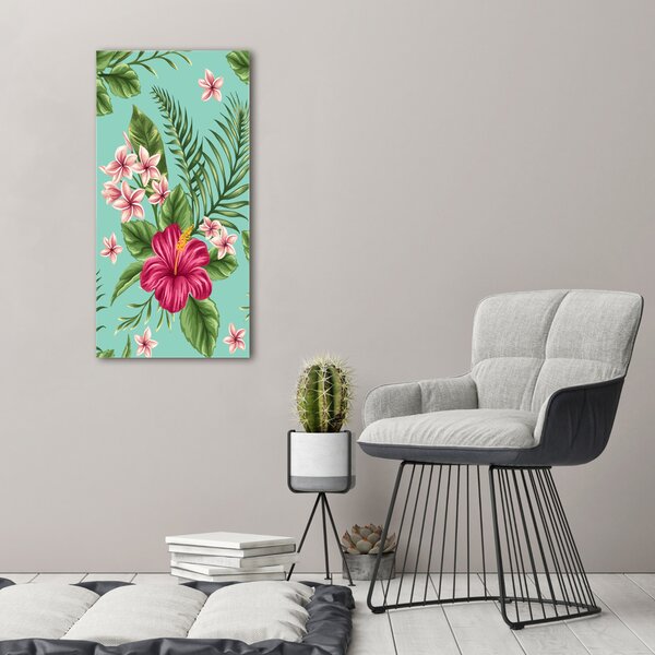 Imprimare tablou canvas flori Hawaii