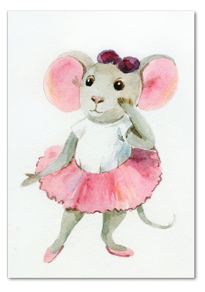 Imagine de sticlă mouse-balerină