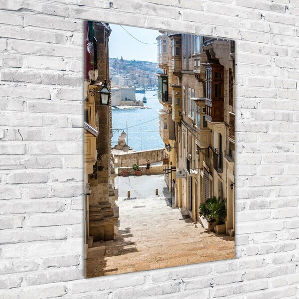Tablou din Sticlă Strazi din Malta