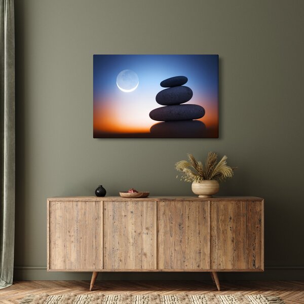 Tablou cu pietre suprapuse (90x60 cm)