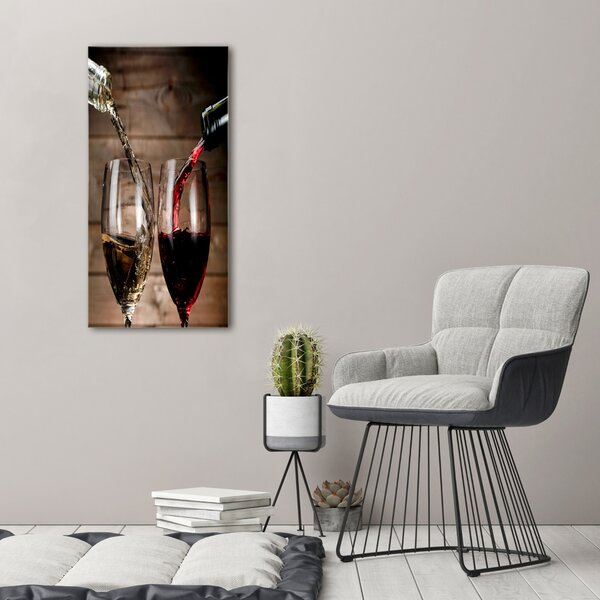 Tablou canvas Vin în pahare