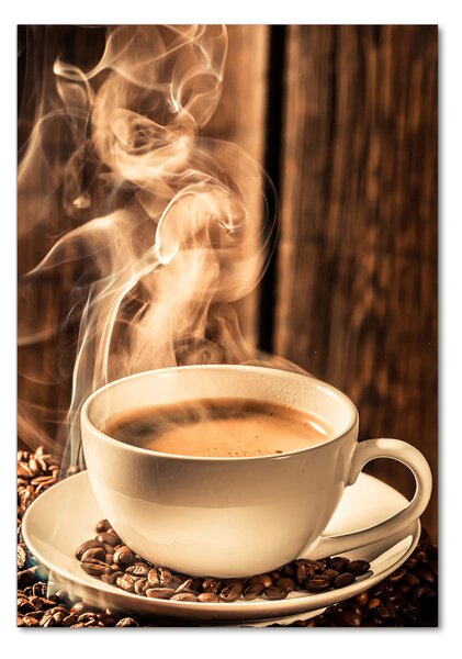 Tablou sticlă cafea aromatică