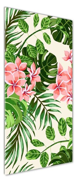 Tablou din Sticlă flori Hawaii