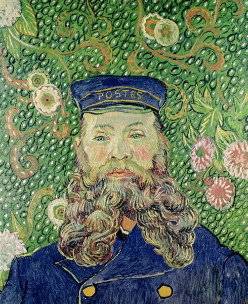 Vincent van Gogh - Artă imprimată Portrait of the Postman Joseph Roulin, 1889, (35 x 40 cm)