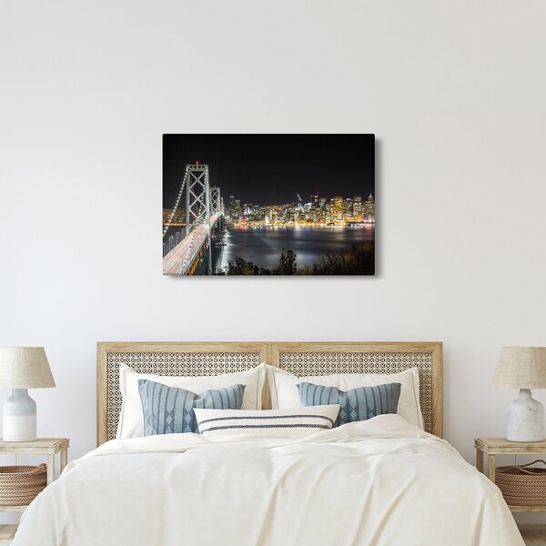 Tablou cu podul Brooklin și New York (90x60 cm)