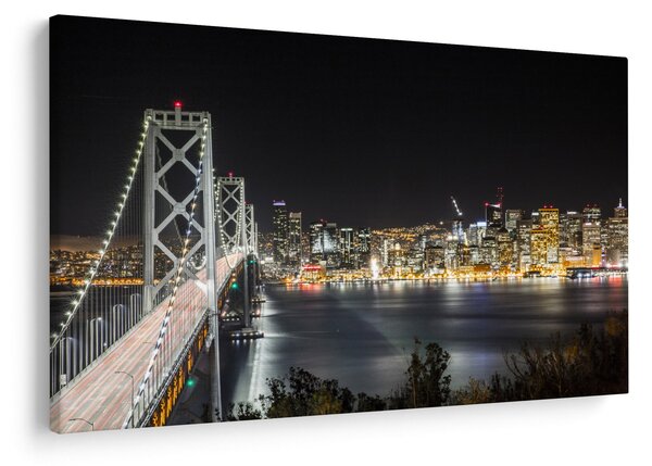 Tablou cu podul Brooklin și New York (90x60 cm)